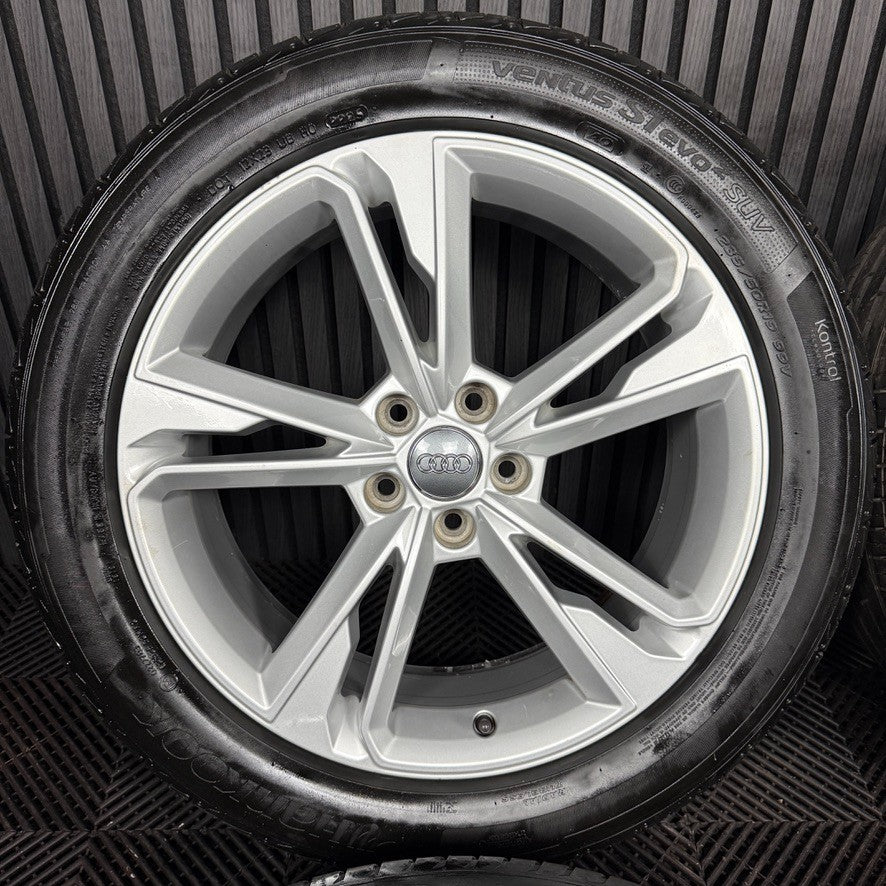 19'' GENUINE AUDI Q3 S LINE 5 DOUBLE SPOKE ALLOY WHEELS TYRE ALLOYS 83A601025M