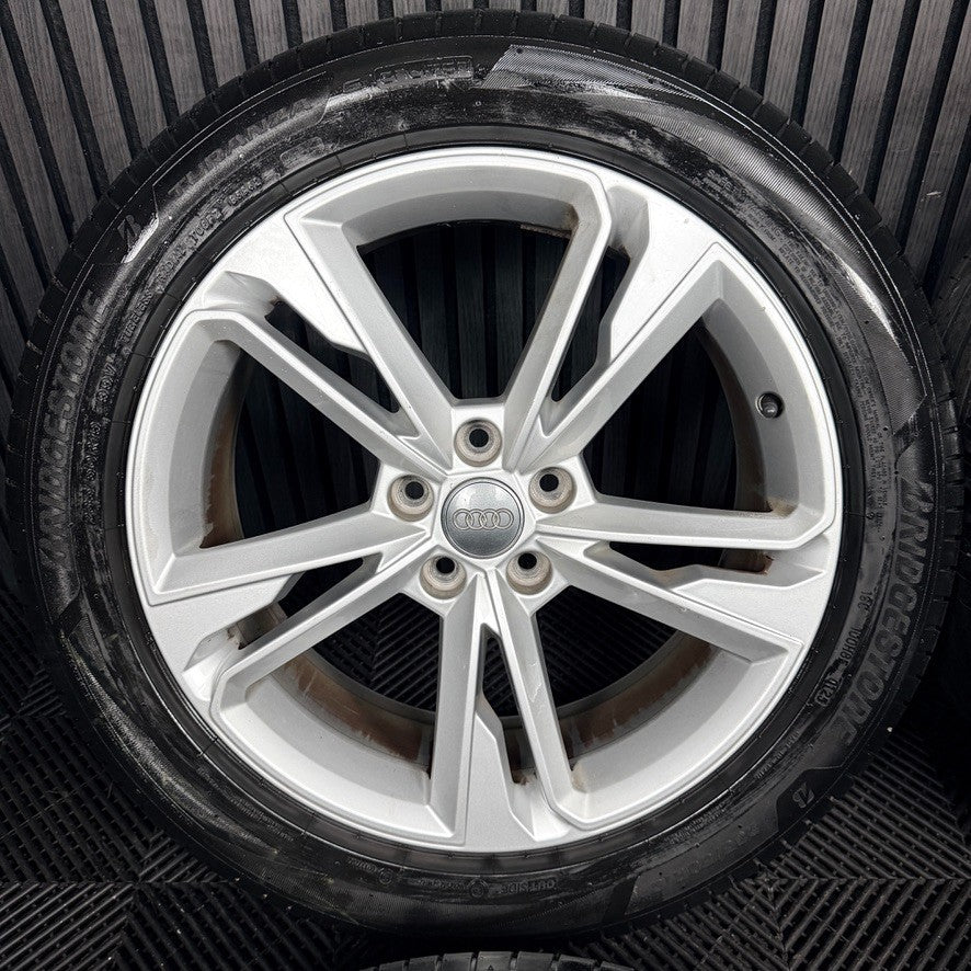19'' Audi Q3 S Line 5 Double Spoke Alloy Wheels Tyre Alloys 83A601025M Genuine