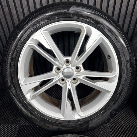 19'' Audi Q3 S Line 5 Double Spoke Alloy Wheels Tyre Alloys 83A601025M Genuine