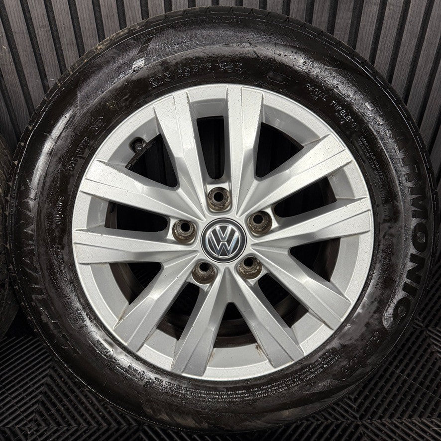 16'' GENUINE VW TRANSPORTER T6 T6.1 T5 CARAVELLE CLAYTON ALLOY WHEELS TYRES