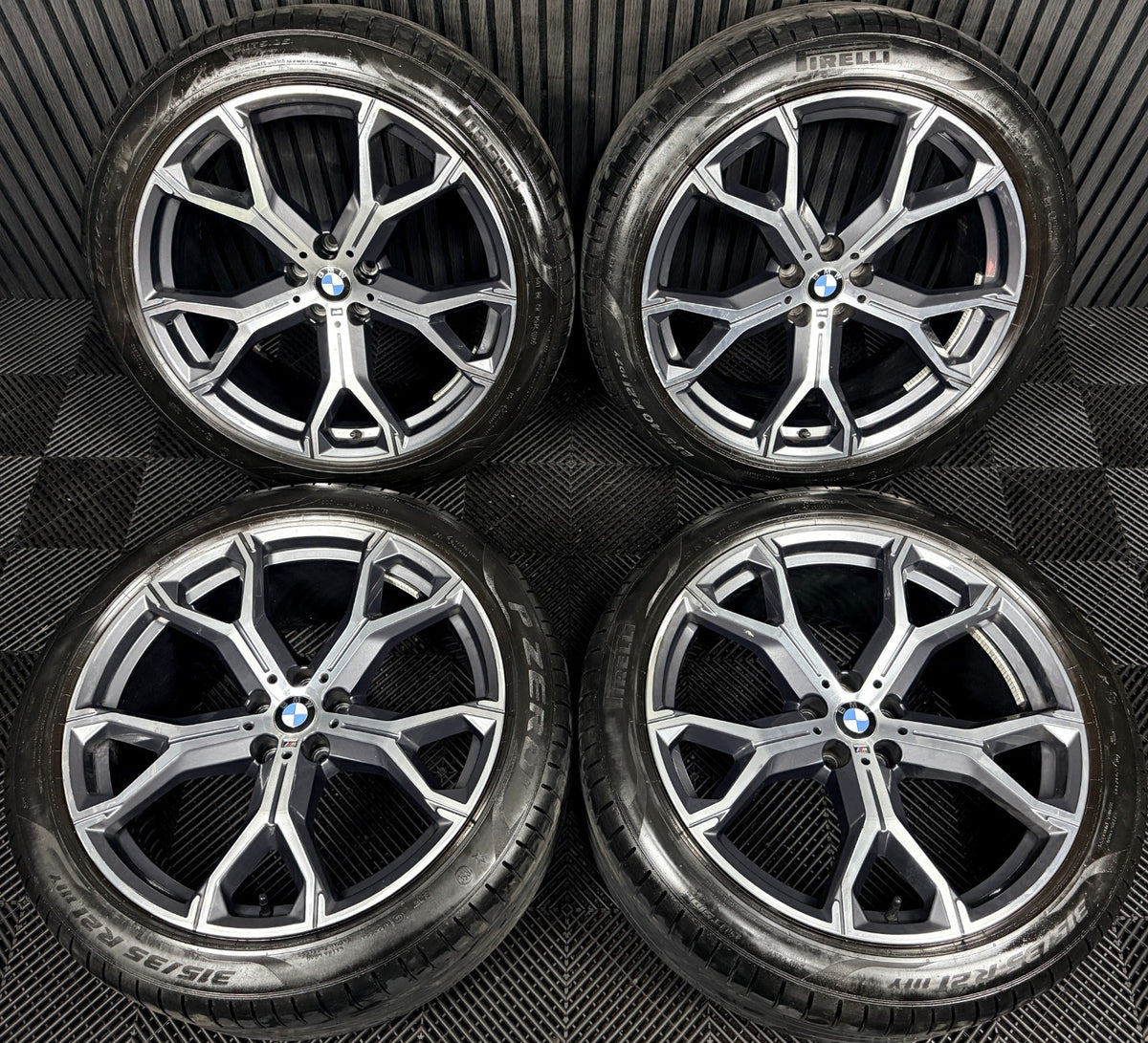 21'' BMW X5 X6 G05 G06 741M M Sport Alloys Wheels Alloys Tyres Genuine