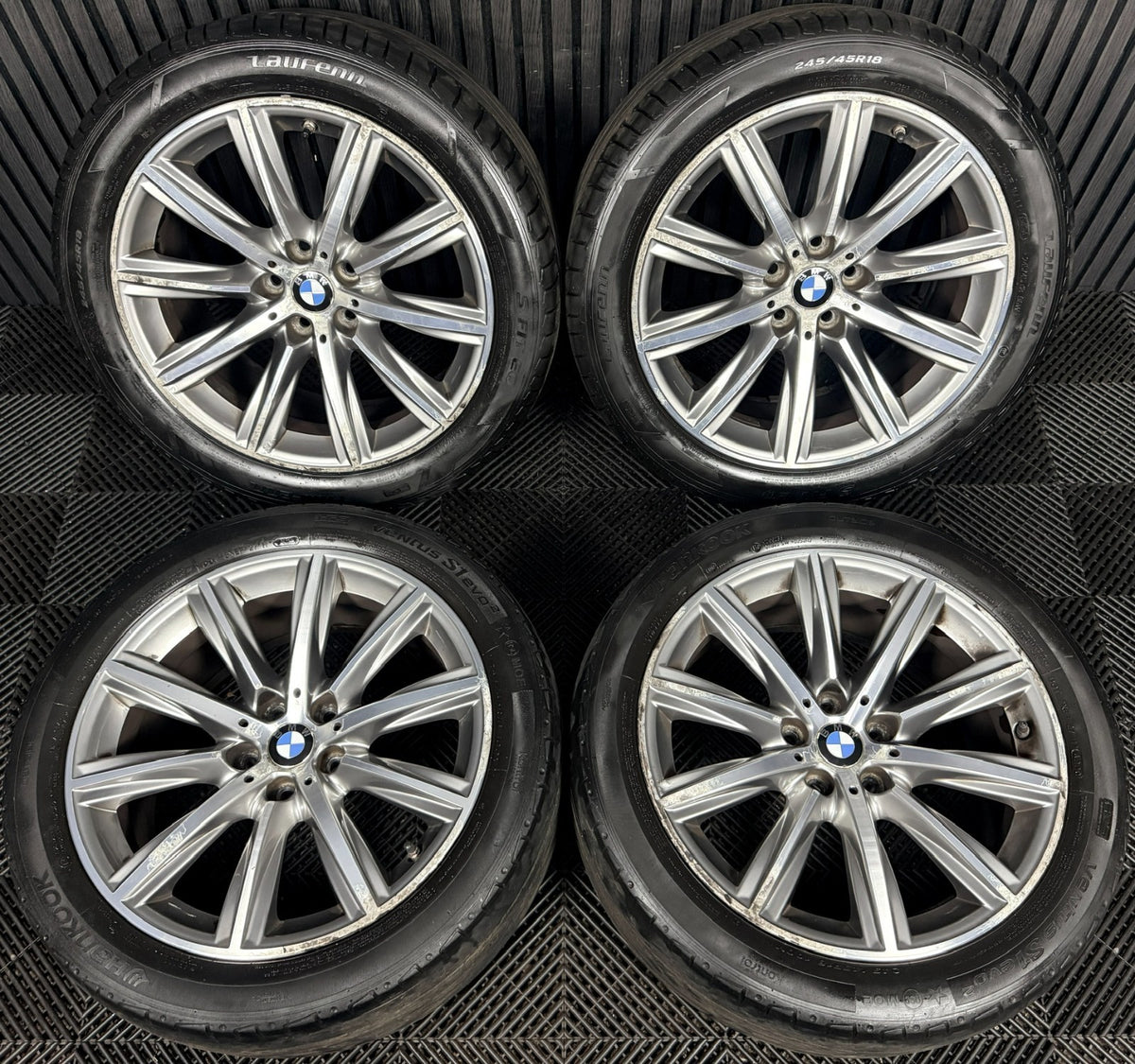 18" Bmw 5 Series 4 684 Grey Dc Sport G30 G31 Alloy Wheel Tyres 6874440 Genuine