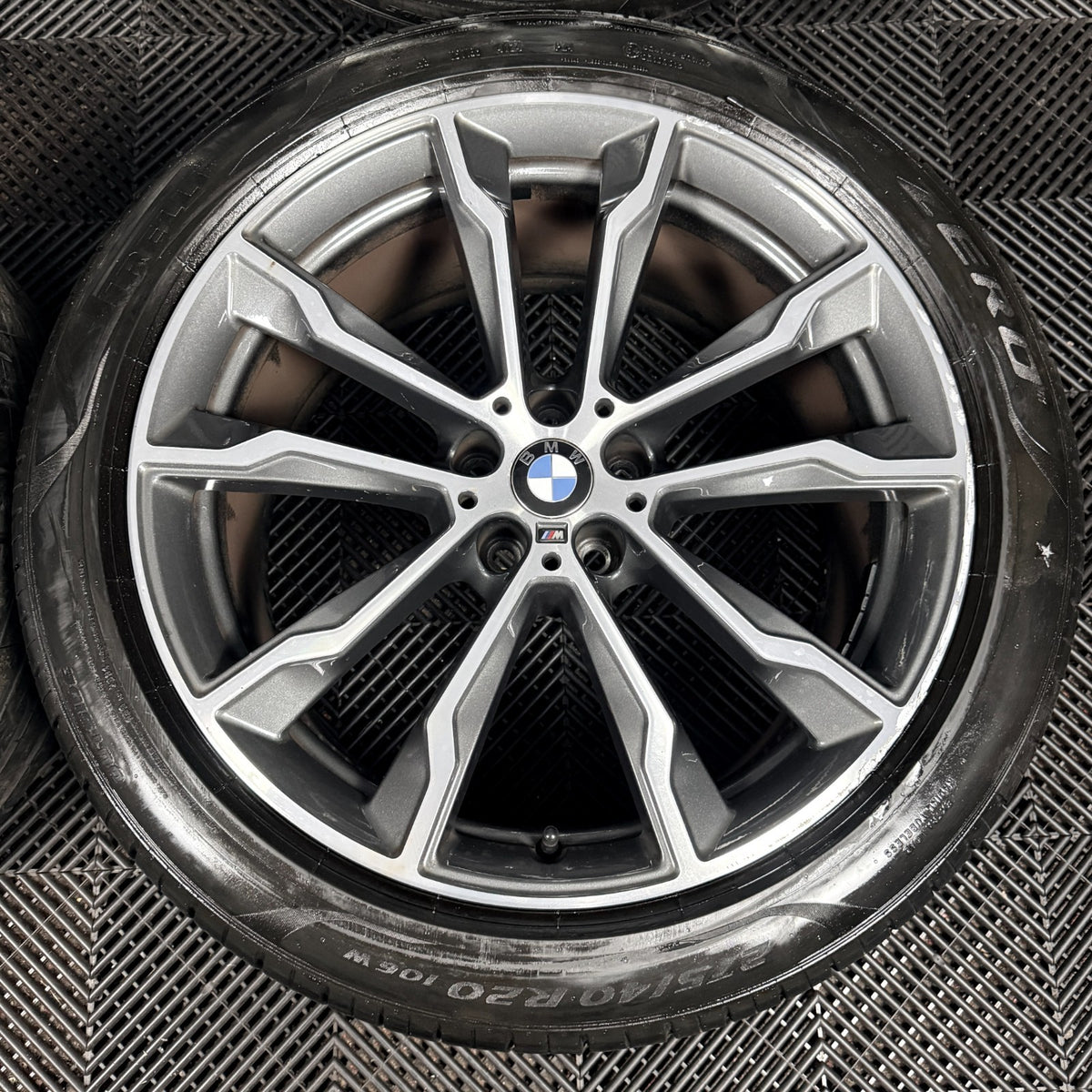 20'' BMW X3 X4 G01 G02 699 M Sport Alloy Wheels Tyres Alloys 801026 Genuine