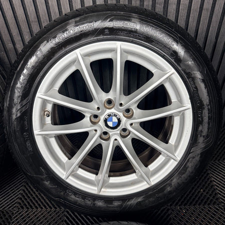 17" Bmw 5 Series 618 Silver Multispoke G30 G31 Alloy Wheel Tyres 6868217 Genuine