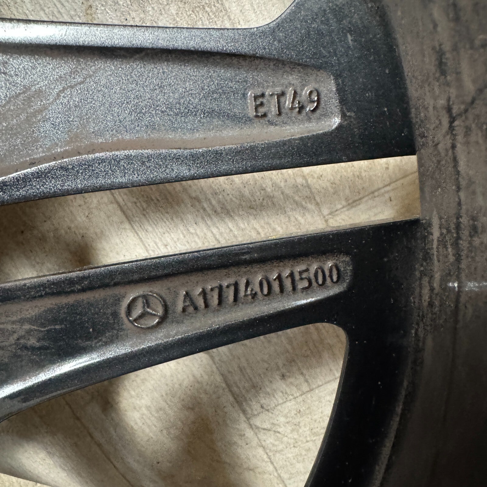 1X 18'' GENUINE AMG MERCEDES A CLASS CLA W177 SPORT ALLOY WHEEL TYRE A1774011500