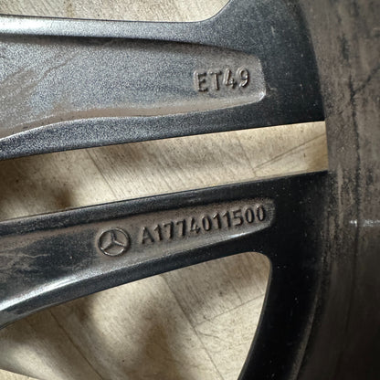 1X 18'' GENUINE AMG MERCEDES A CLASS CLA W177 SPORT ALLOY WHEEL TYRE A1774011500