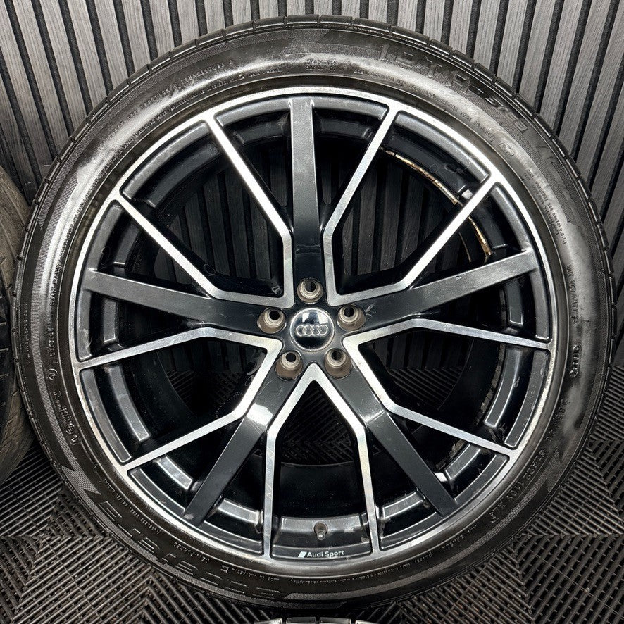 22'' Audi SQ8 Q8 S Line Black RS Alloy Wheels Tyres 4M8601025Q Genuine