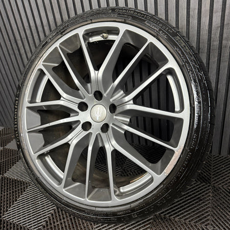1X 21'' Maserati Ghibli 670011859 10.5 ET45 Grey Alloy Wheel Single Rear Genuine