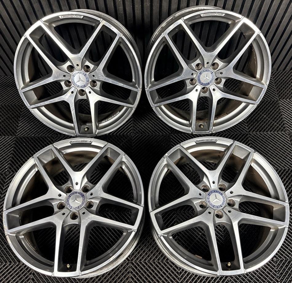 19'' Mercedes AMG GLC Grey DC Sport Alloy Wheels 5X112 Genuine A2534011800