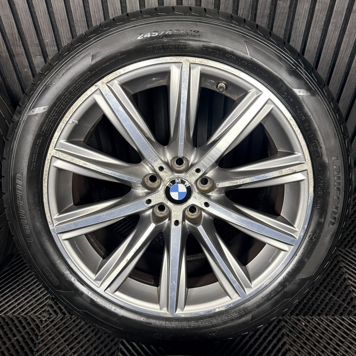 18" Bmw 5 Series 4 684 Grey Dc Sport G30 G31 Alloy Wheel Tyres 6874440 Genuine