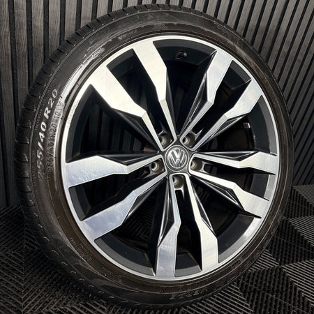 1X 20'' VW Tiguan Suzuka R Line 5NA601025G Grey DC Alloy Tyre Wheel Genuine