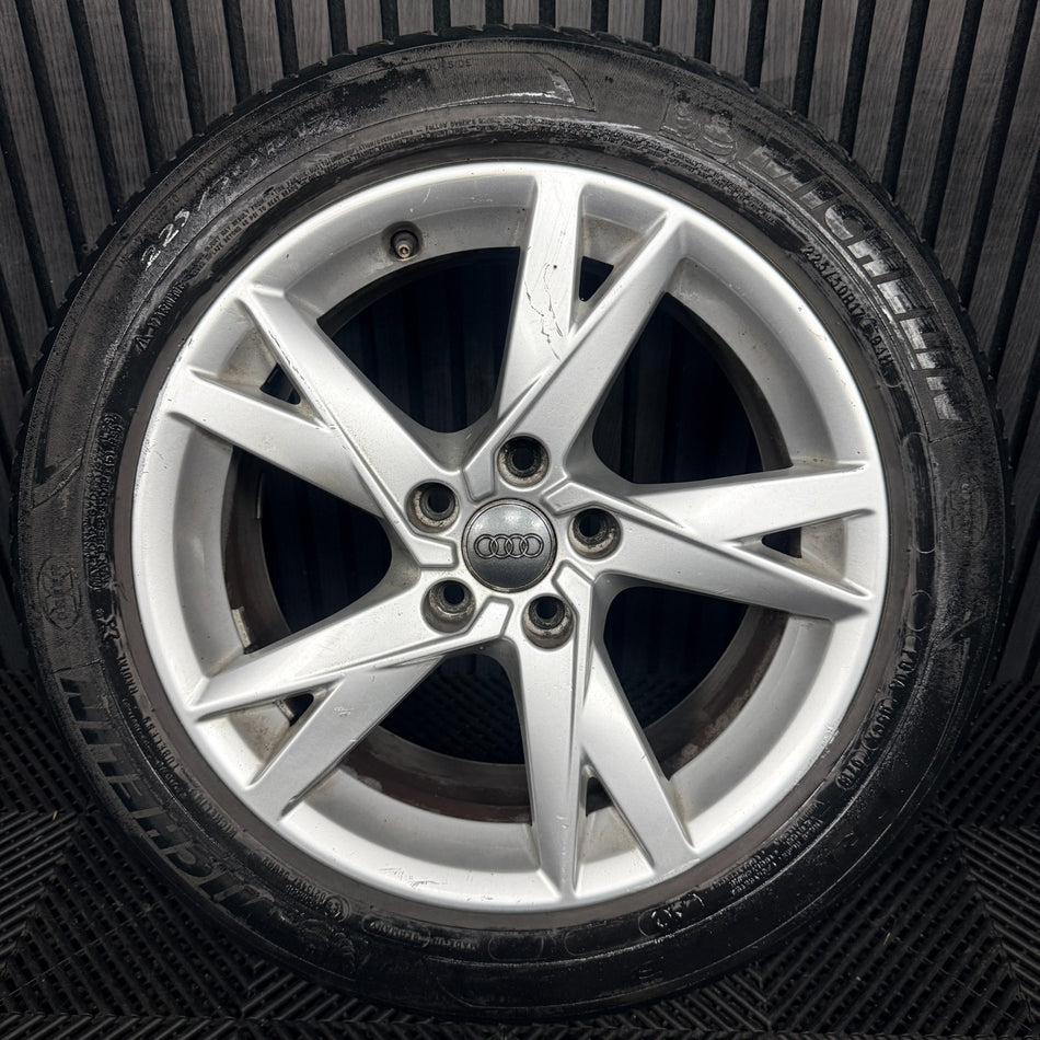 1X 17" Audi A4 Y Spoke B8 B9 Alloy Wheel Tyre Single Spare 8W0601025K Genuine