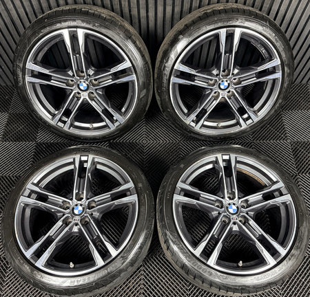 18'' BMW 1 Series 819 Grey M Sport 2 F40 F44 Alloy Wheels Tyres 8092352 Genuine