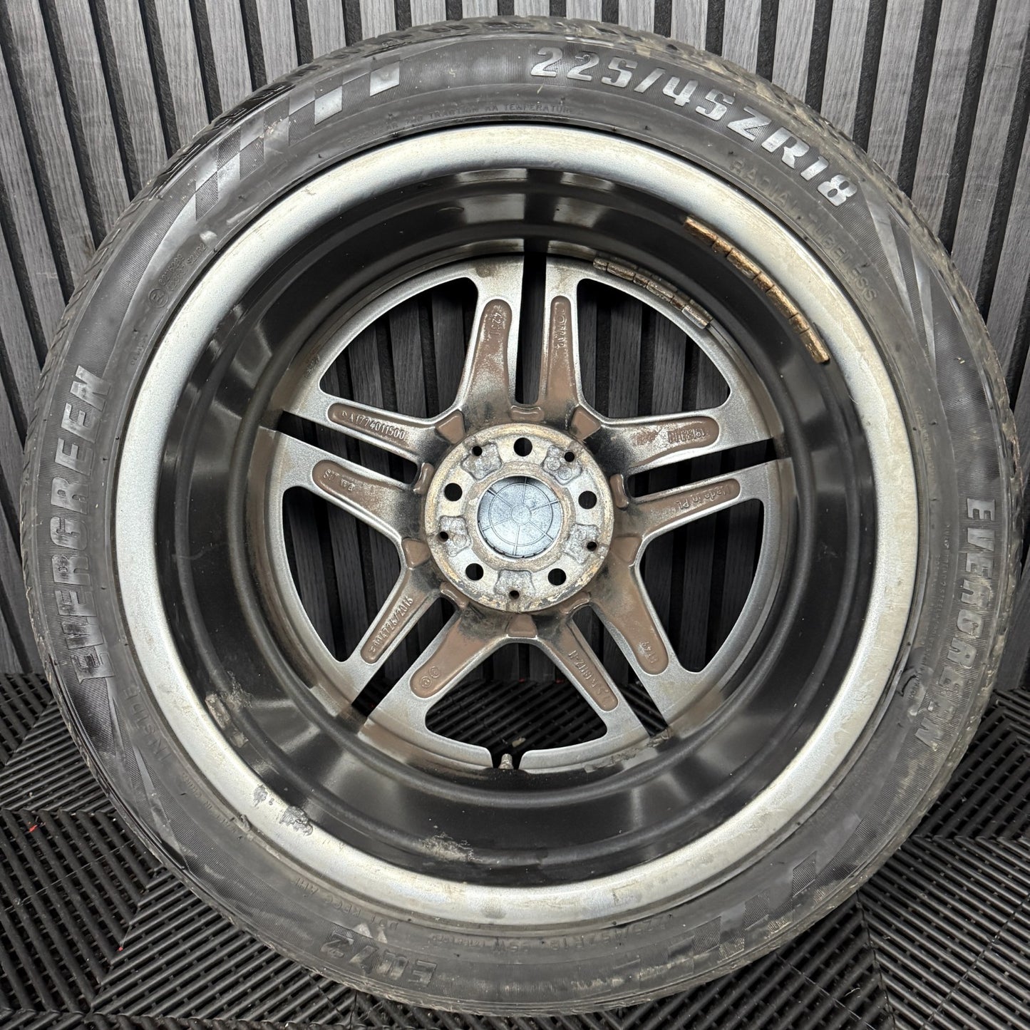 1X 18'' GENUINE AMG MERCEDES A CLASS CLA W177 SPORT ALLOY WHEEL TYRE A1774011500