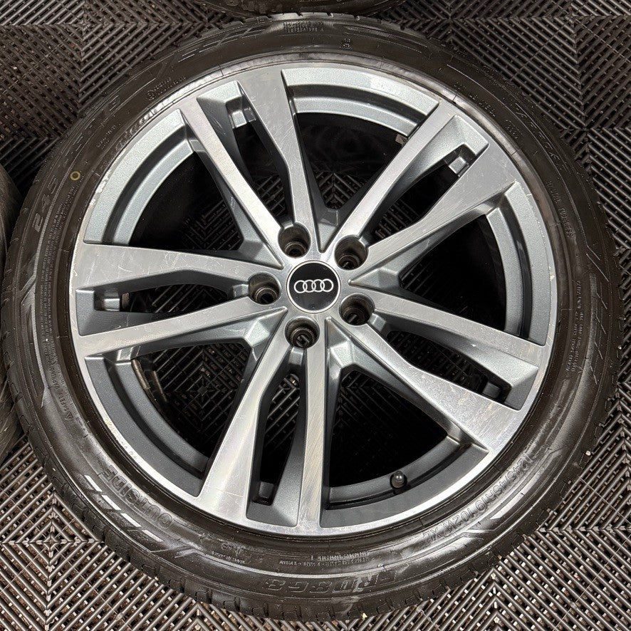 19'' Audi A6 C8 S Line 5 Double Spoke Alloy Wheels Tyres 4K0601025H Genuine