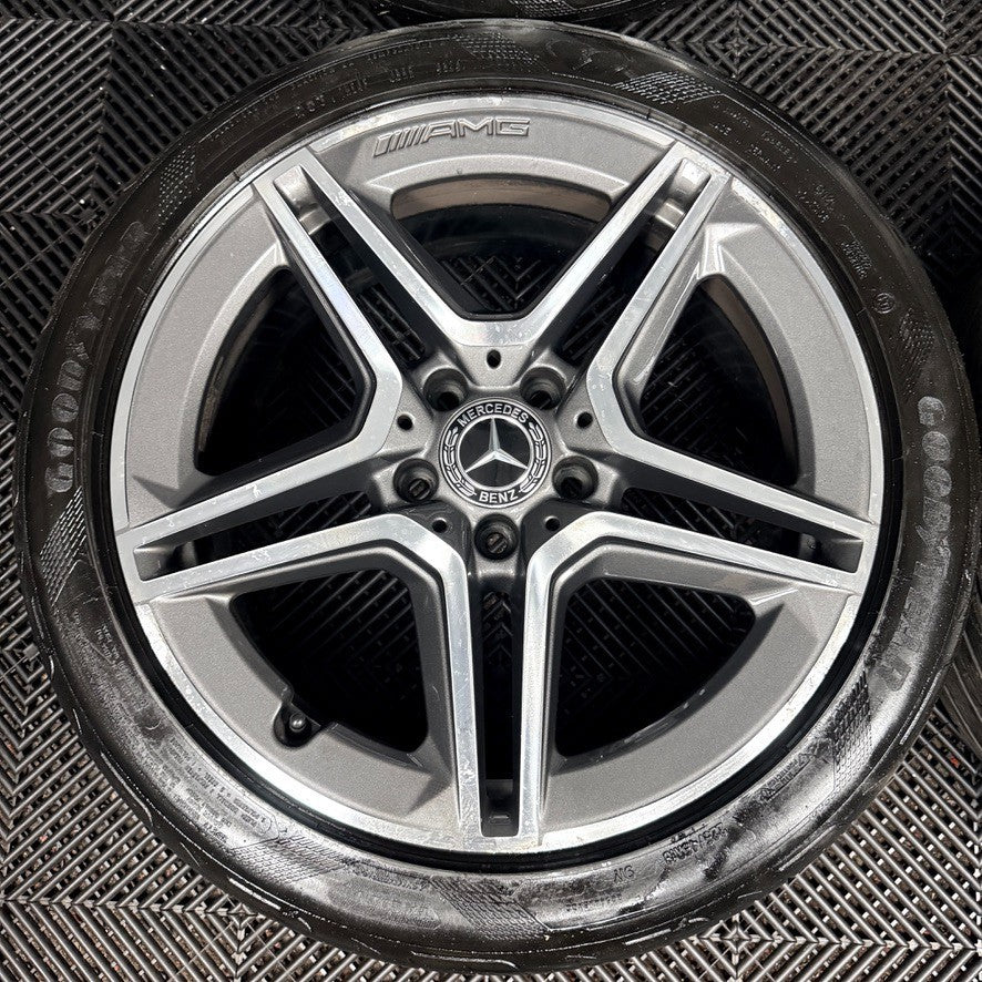 18'' Mercedes Amg A Class Cla B Alloy Wheels Tyres Alloys W177 Genuine
