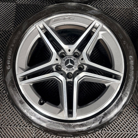 18'' Mercedes Amg A Class Cla B Alloy Wheels Tyres Alloys W177 Genuine