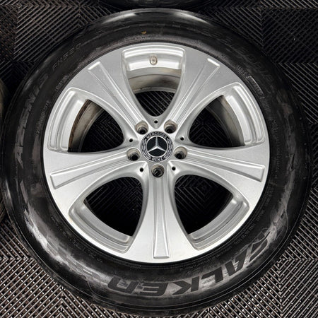 18'' Mercedes GLC Silver 5 Spoke Alloy Wheels Tyres Alloys A2534010800 Genuine