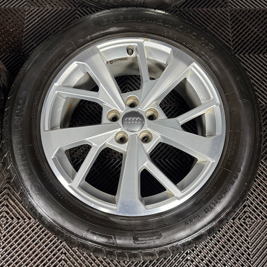 18'' GENUINE AUDI Q3 5 SPLIT SPOKE DC ALLOY WHEELS TYRE ALLOYS 83A601025J