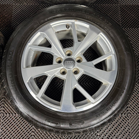 18'' GENUINE AUDI Q3 5 SPLIT SPOKE DC ALLOY WHEELS TYRE ALLOYS 83A601025J