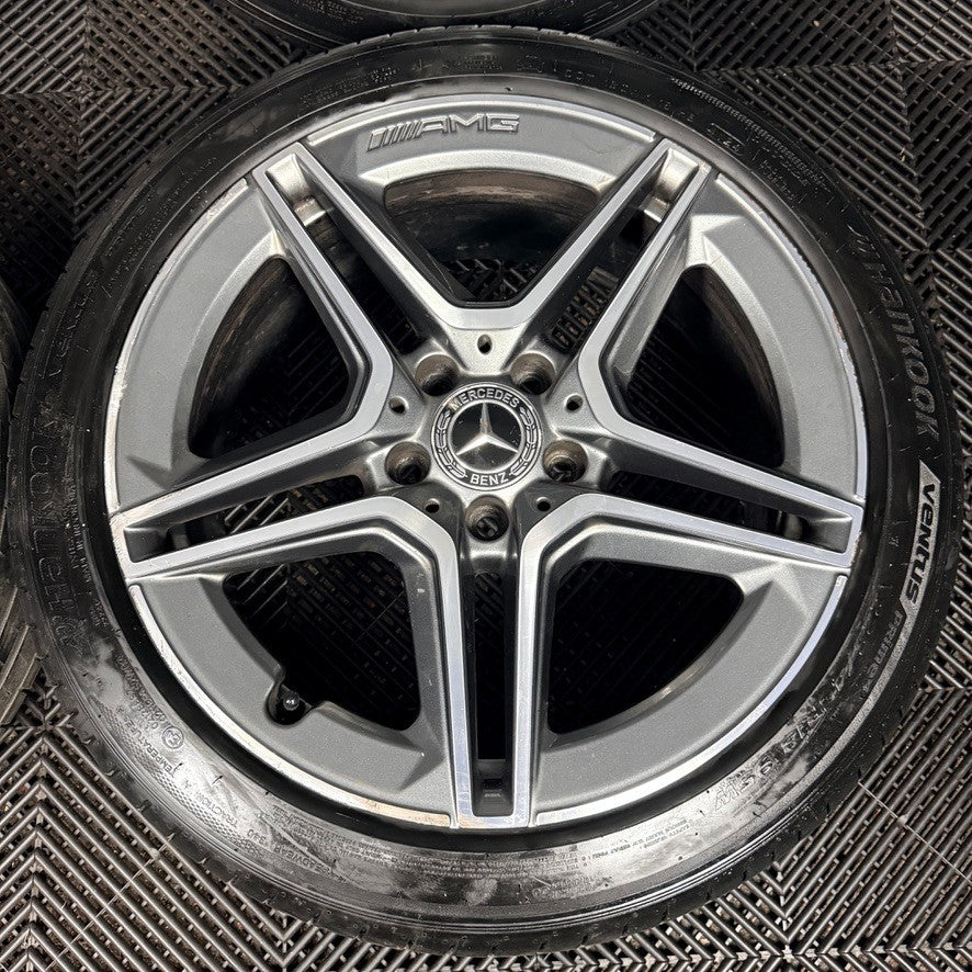 18'' Mercedes Amg A Class Cla B Alloy Wheels Tyres Alloys W177 Genuine