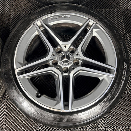 18'' Mercedes Amg A Class Cla B Alloy Wheels Tyres Alloys W177 Genuine