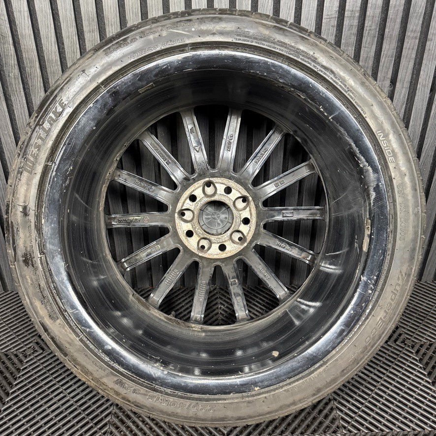 1X 18'' GENUINE AMG MERCEDES A CLASS CLA W176 BLACK ALLOY WHEEL TYRE A1764010200