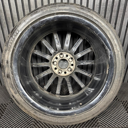 1X 18'' GENUINE AMG MERCEDES A CLASS CLA W176 BLACK ALLOY WHEEL TYRE A1764010200