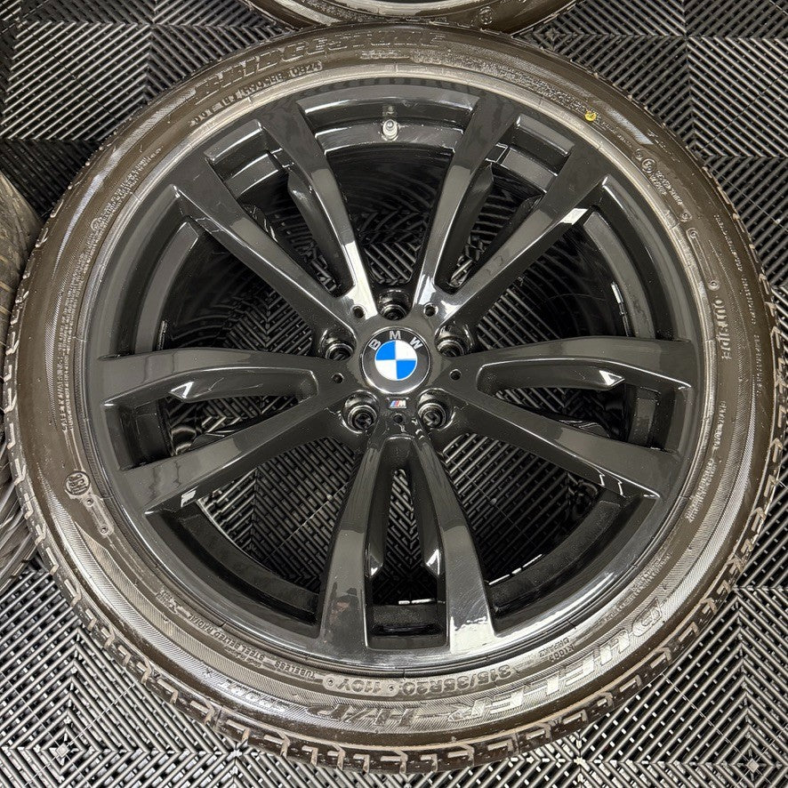 20'' GENUINE BMW X5 F15 469 X6 F16 BLACK M SPORT ALLOY WHEELS TYRES ALLOYS