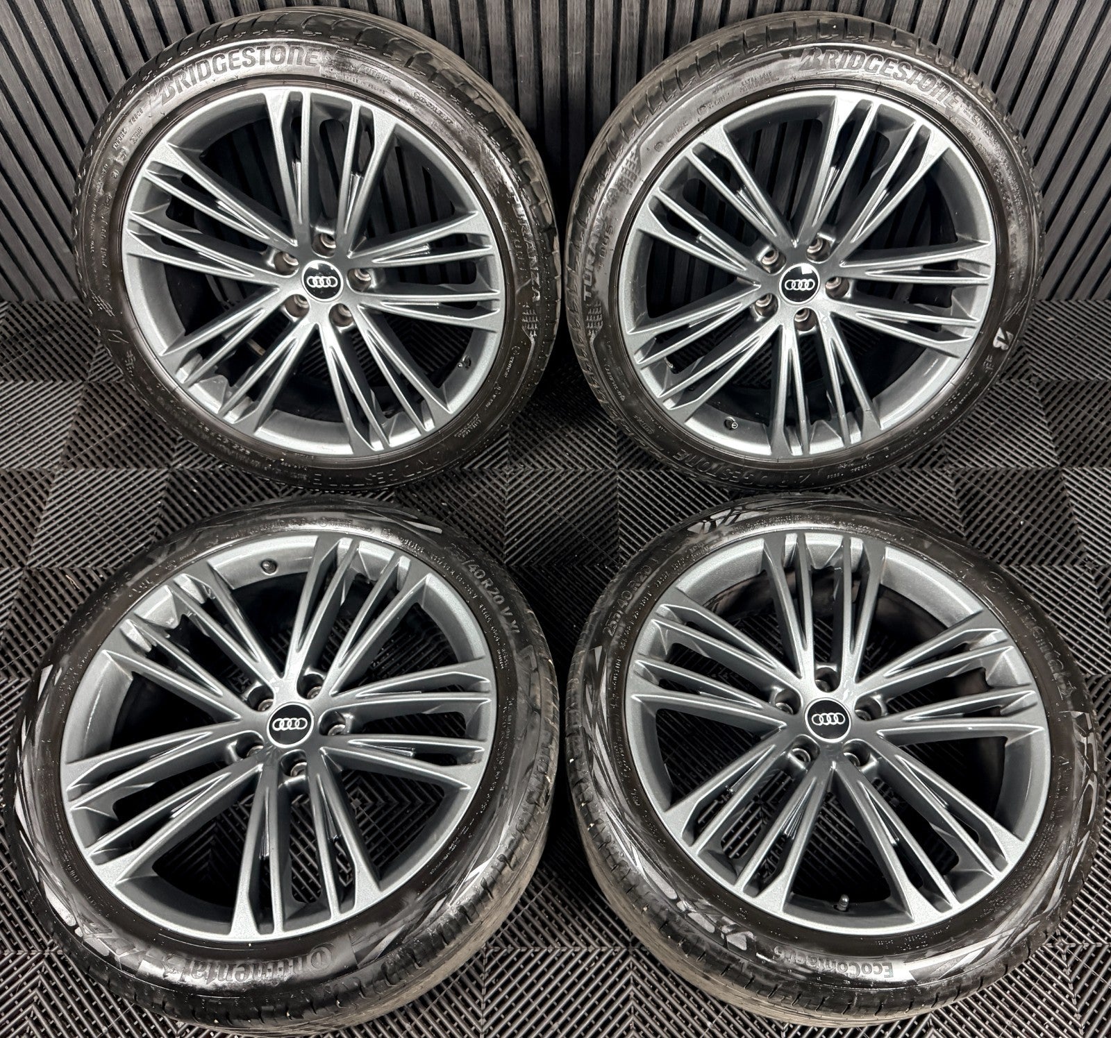 20’’ Audi A7 S7 Line Grey A8 Alloy Wheels Tyres 4K8601025AK Genuine