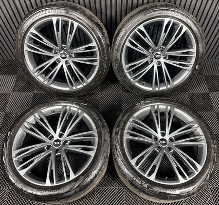 20’’ Audi A7 S7 Line Grey A8 Alloy Wheels Tyres 4K8601025AK Genuine