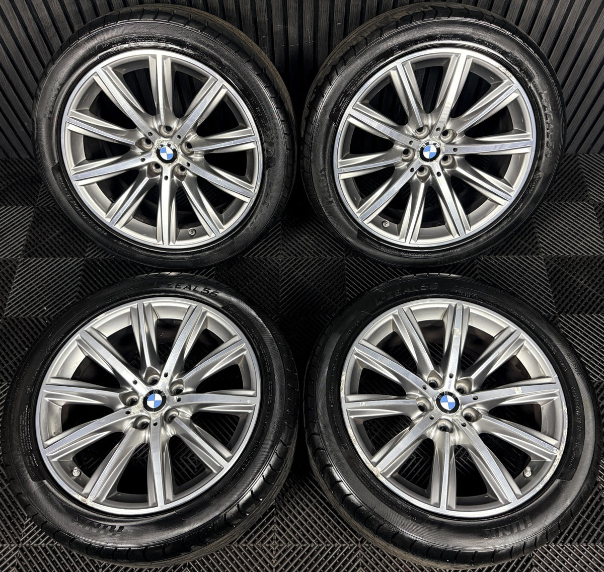 18" Bmw 5 Series 4 684 Grey Dc Sport G30 G31 Alloy Wheel Tyres 6874440 Genuine