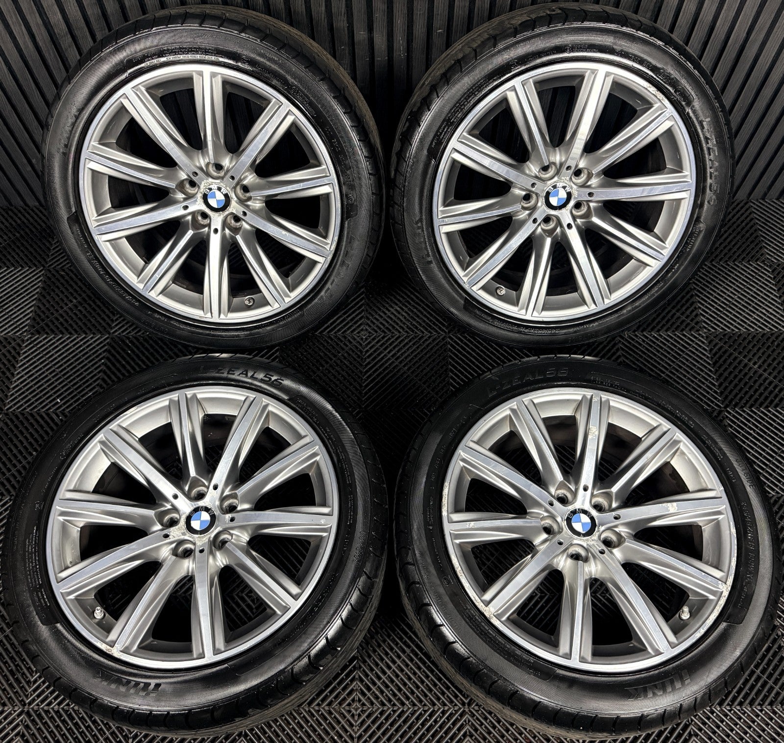 18" Bmw 5 Series 4 684 Grey Dc Sport G30 G31 Alloy Wheel Tyres 6874440 Genuine