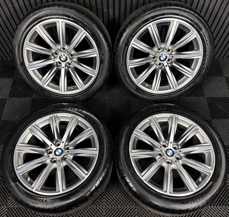 18" Bmw 5 Series 4 684 Grey Dc Sport G30 G31 Alloy Wheel Tyres 6874440 Genuine