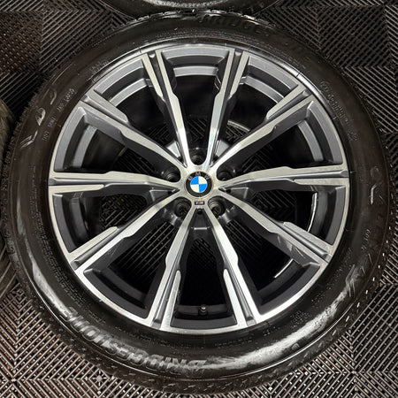 20'' GENUINE BMW X5 X6 G05 G06 740M SPORT ALLOYS WHEELS ALLOYS TYRES