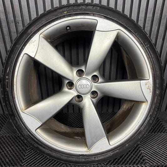 1X 20'' GENUINE AUDI A6 S LINE C7 ROTOR BLACK EDITION WHEEL ALLOY 4G9601025BP