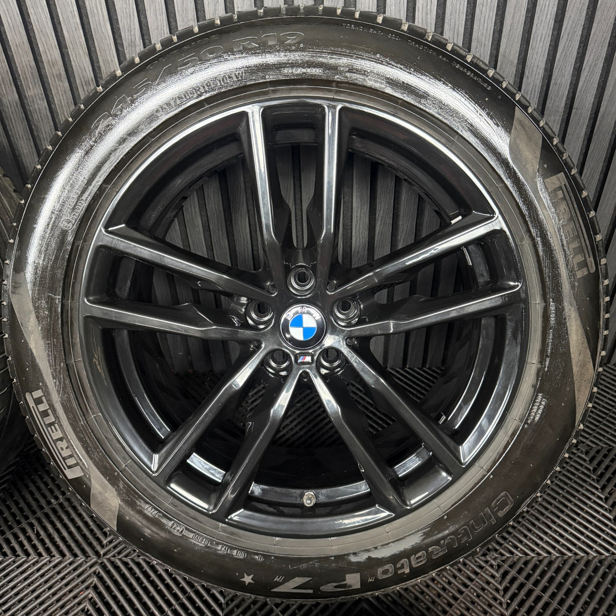 19'' GENUINE BMW X3 X4 G01 G02 698 BLACK M SPORT WHEELS TYRES ALLOYS 8010267