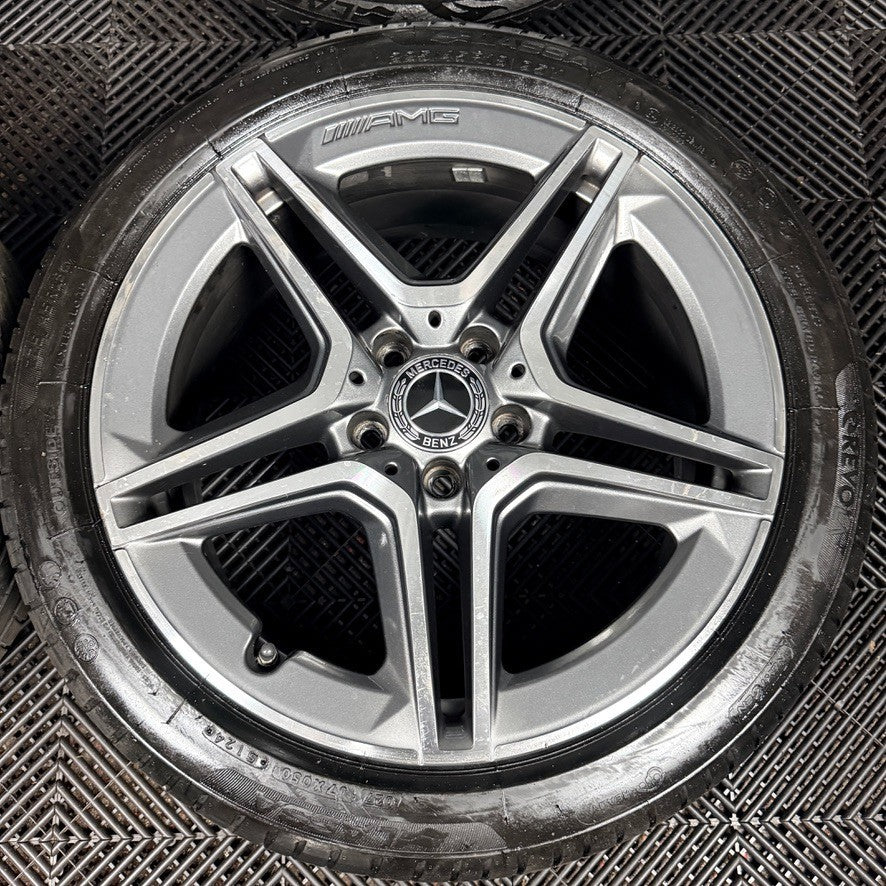 18'' Mercedes Amg A Class Cla B Alloy Wheels Tyres Alloys W177 Genuine