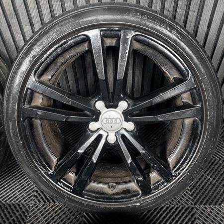18'' Audi A3 S Line Black Saloon Wheels Alloys Tyres 8V0601025BC Genuine