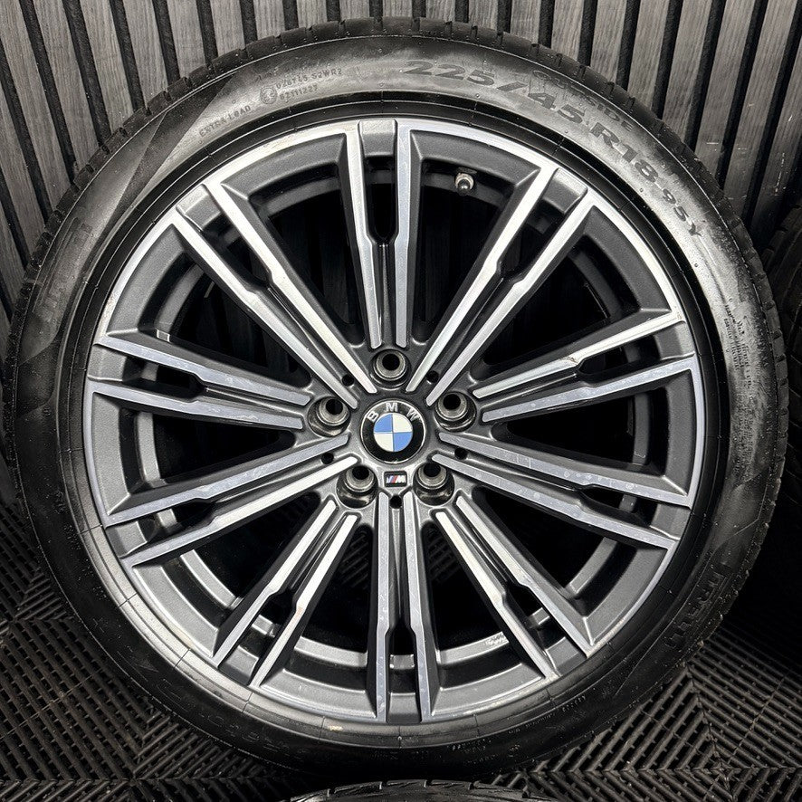 18'' BMW 3 4 Series Style 790 M Sport G20 G21 G22 G23 Alloy Wheels Tyres Genuine