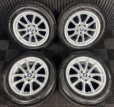 17" Bmw 5 Series 618 Silver Multispoke G30 G31 Alloy Wheel Tyres 6868217 Genuine