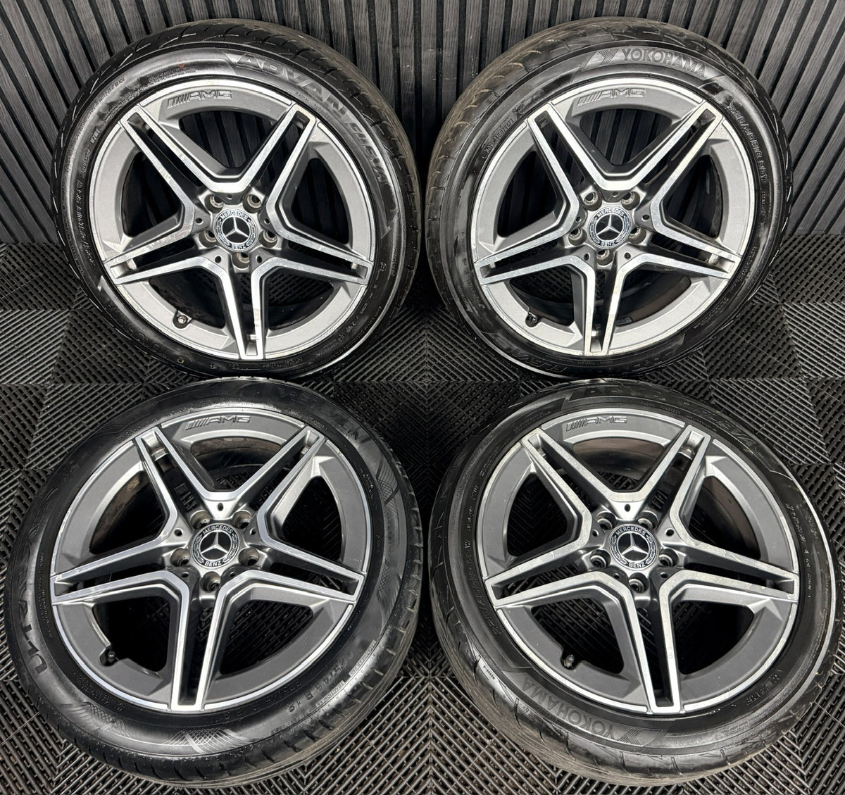 18'' Mercedes Amg A Class Cla B Alloy Wheels Tyres Alloys W177 Genuine