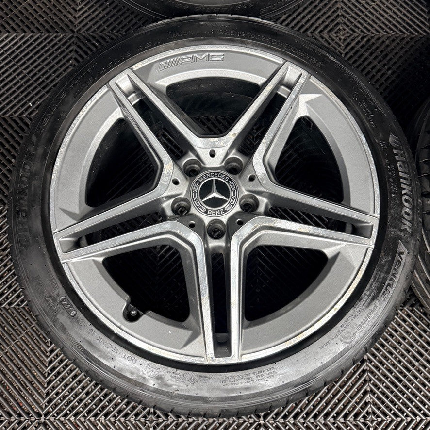 18'' Mercedes Amg A Class Cla B Alloy Wheels Tyres Alloys W177 Genuine