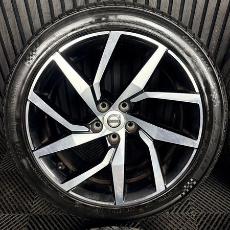 18'' Volvo S60 V60 Y Spoke Black DC Wheels Tyres Alloys 5X108 31471311 Genuine