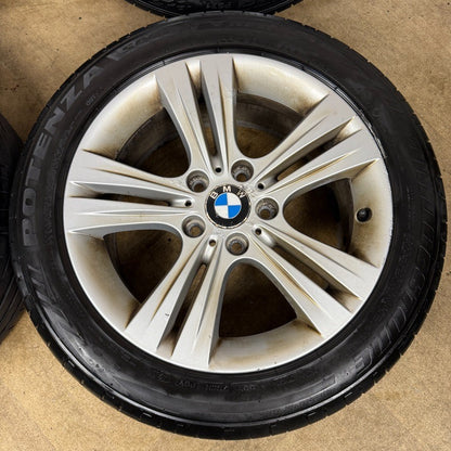 17" GENUINE BMW 3 SERIES 392 F30 F31 F32 ALLOY WHEELS TYRES ALLOYS 6796239