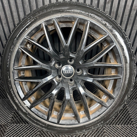 1X 19'' Audi A5 S5 S Line Multispoke Black Alloy Wheel Spare 8T0601025DC Genuine