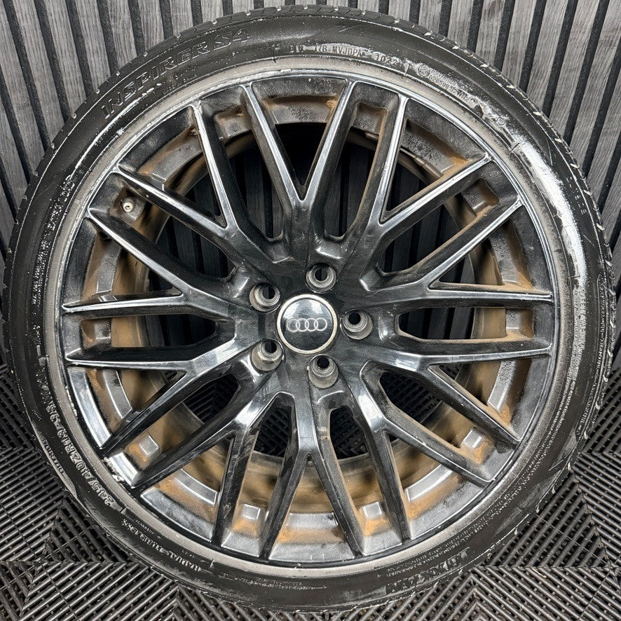 1X 19'' Audi A5 S5 S Line Multispoke Black Alloy Wheel Spare 8T0601025DC Genuine