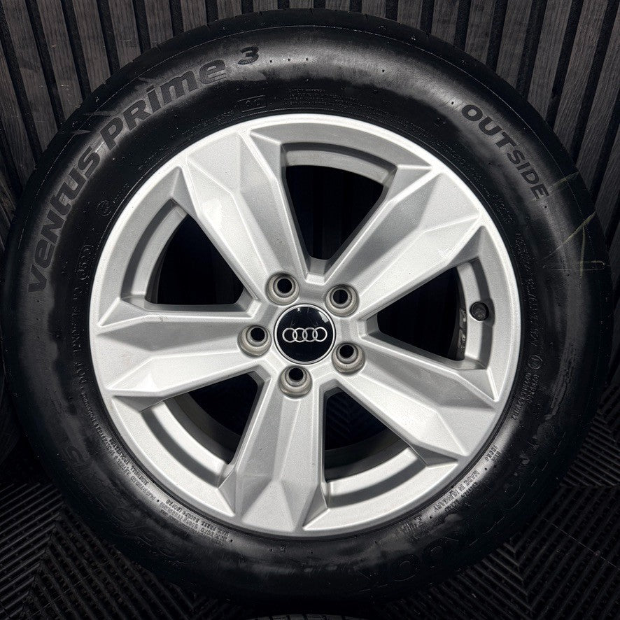 15'' Audi A1 5 Spoke Alloy Wheels Alloys Tyres 82A601025 Genuine