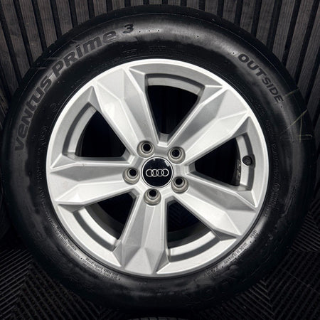 15'' Audi A1 5 Spoke Alloy Wheels Alloys Tyres 82A601025 Genuine