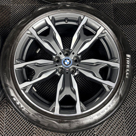 20'' Bmw X3 X4 G01 G02 787 M Sport Alloy Wheels Tyres Alloys Genuine